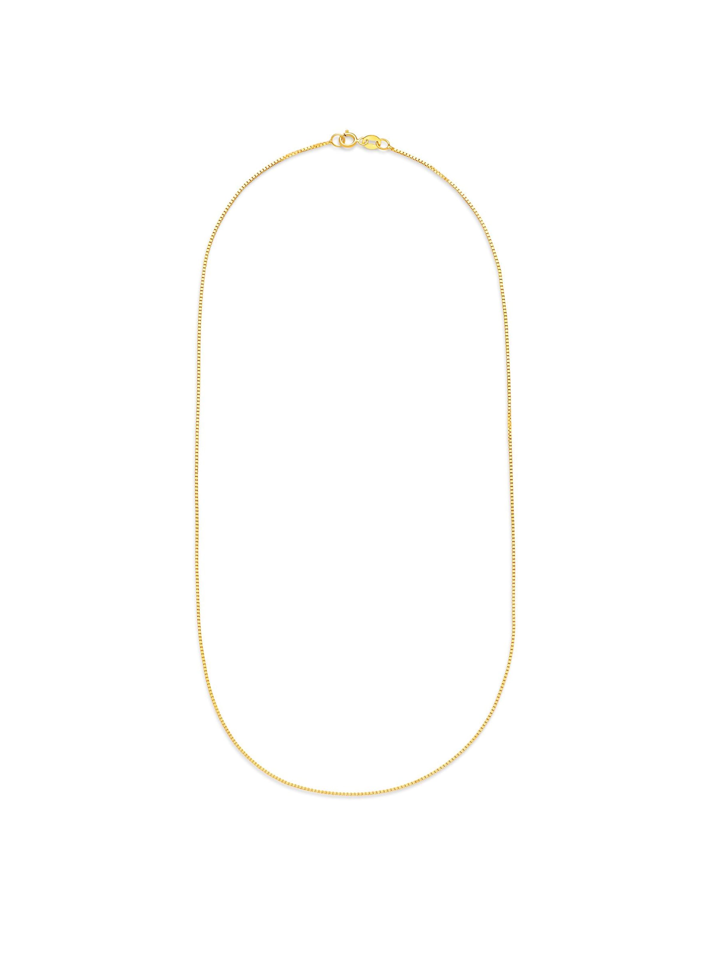 NTHIRTYTHREE Kette 'Goldkette 14 Karat Kette Gold Veneziana Stil 585 Echtgold 45cm-50cm Halskette'‌‌‌‌‌‌‌‌‌ in Gold: Vorderseite