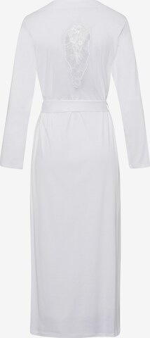 Hanro Dressing Gown ' Naila ' in White