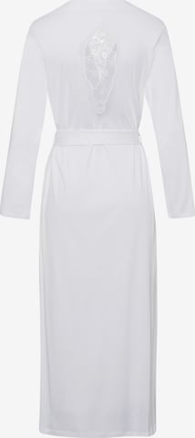 Hanro Dressing Gown ' Naila ' in White