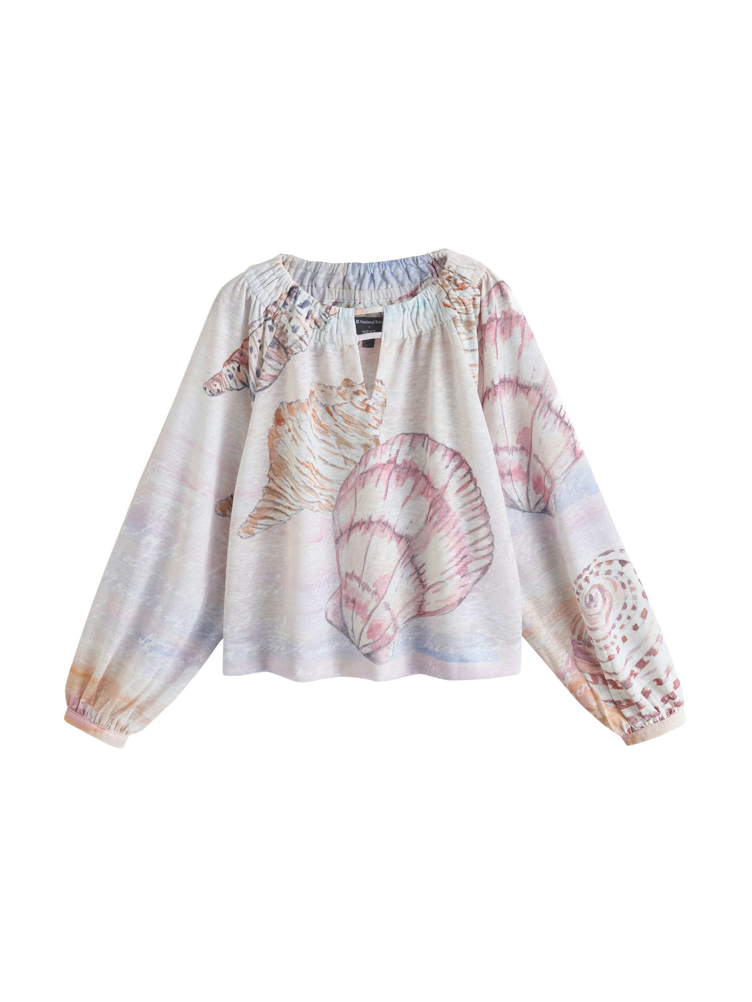 Next Bluse i pink: forside