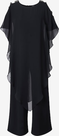 Ulla Popken Jumpsuit in Black: front
