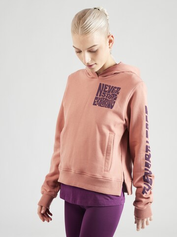 Sweat-shirt 'MOUNTAIN PLAY' THE NORTH FACE en orange : devant