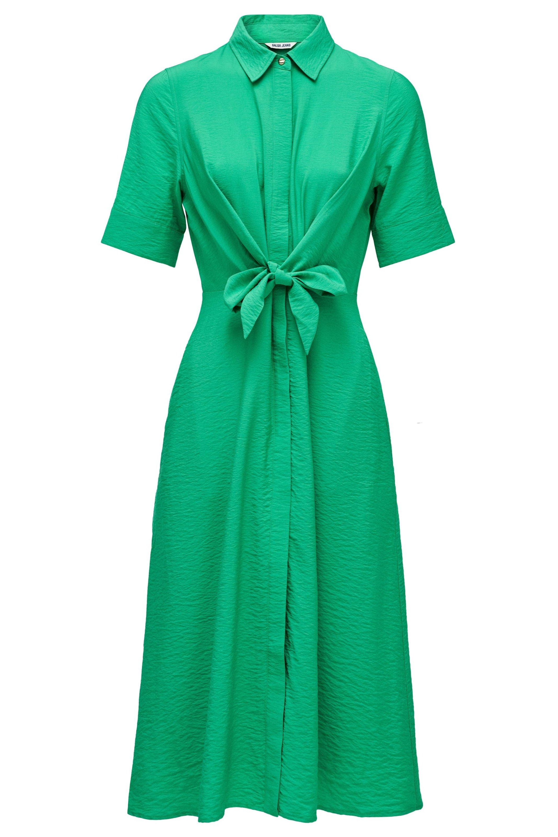 Robe Salsa Jeans en vert : devant