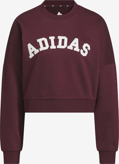 ADIDAS SPORTSWEAR Sportsweatshirt 'Holiday' in XS in burgunder / weiß, Produktansicht
