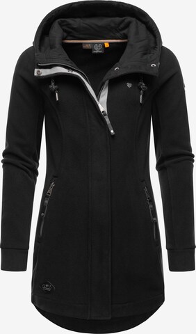 Ragwear - Chaqueta polar 'Letti' en negro: frente