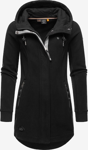 Ragwear Fleecejacke 'Letti' in Schwarz: predná strana