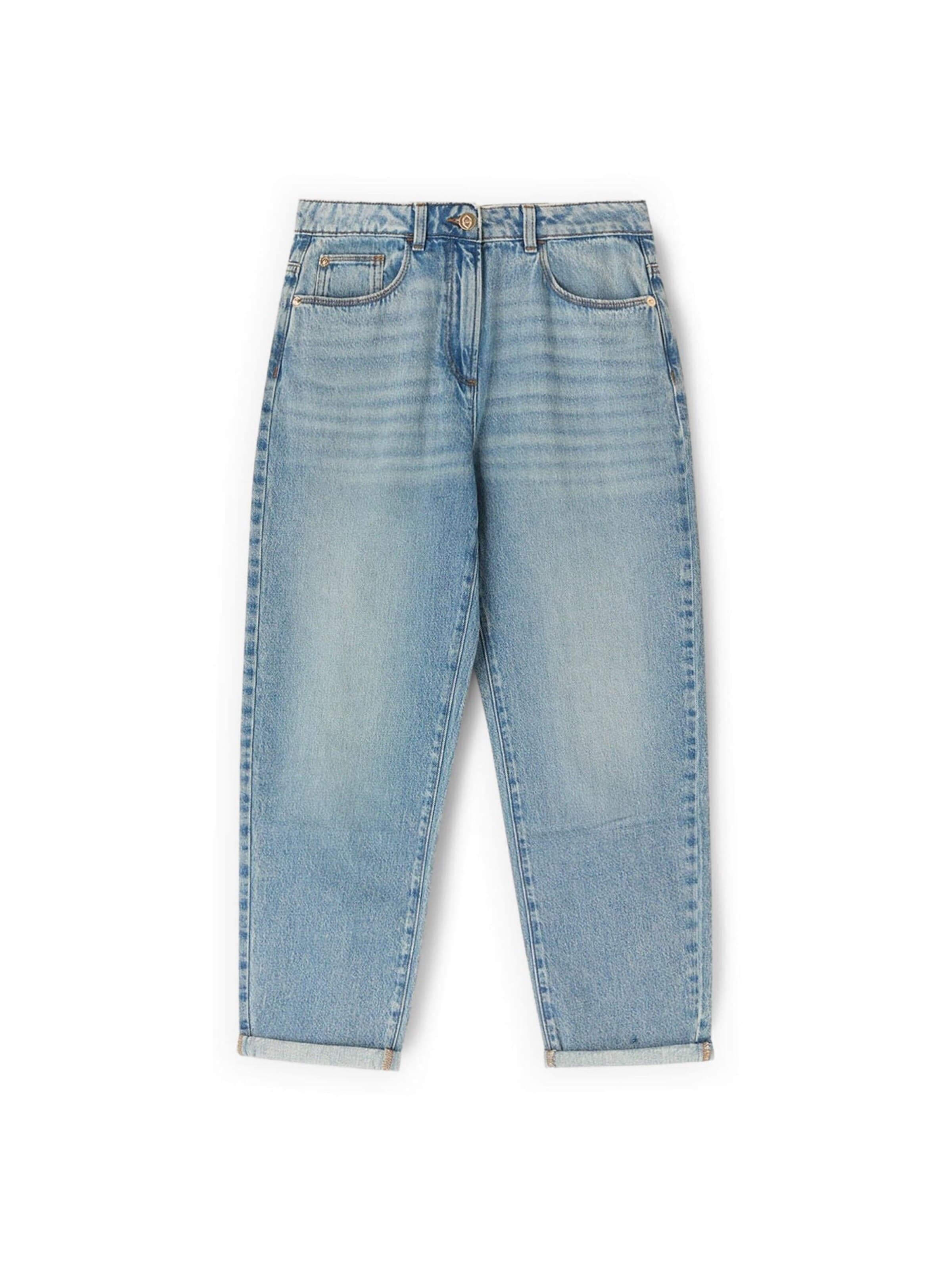 MOTIVI Loosefit Jeans in Blauw: voorkant