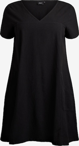 ZizziHaljina 'Jeasy' - crna boja: prednji dio