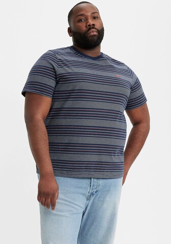 Levi's® Big & Tall Тениска 'Original Housemark Tee' в синьо: отпред