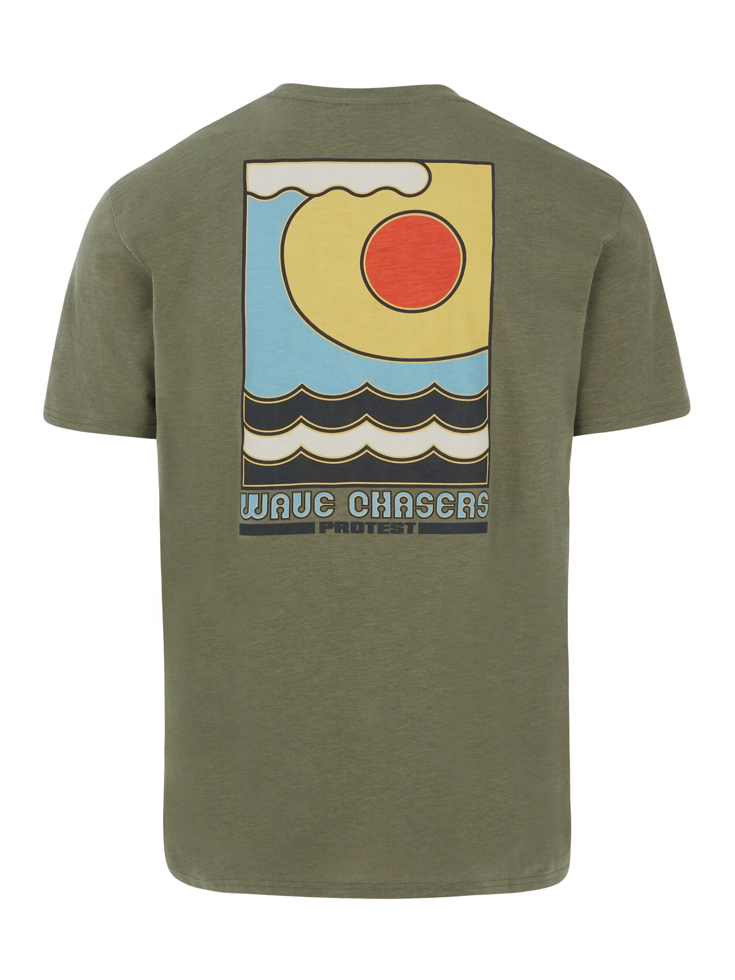 PROTEST Shirt 'PRTRUDGE' in Grün