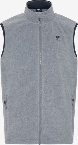 Polo Sylt Vest in Grey: front