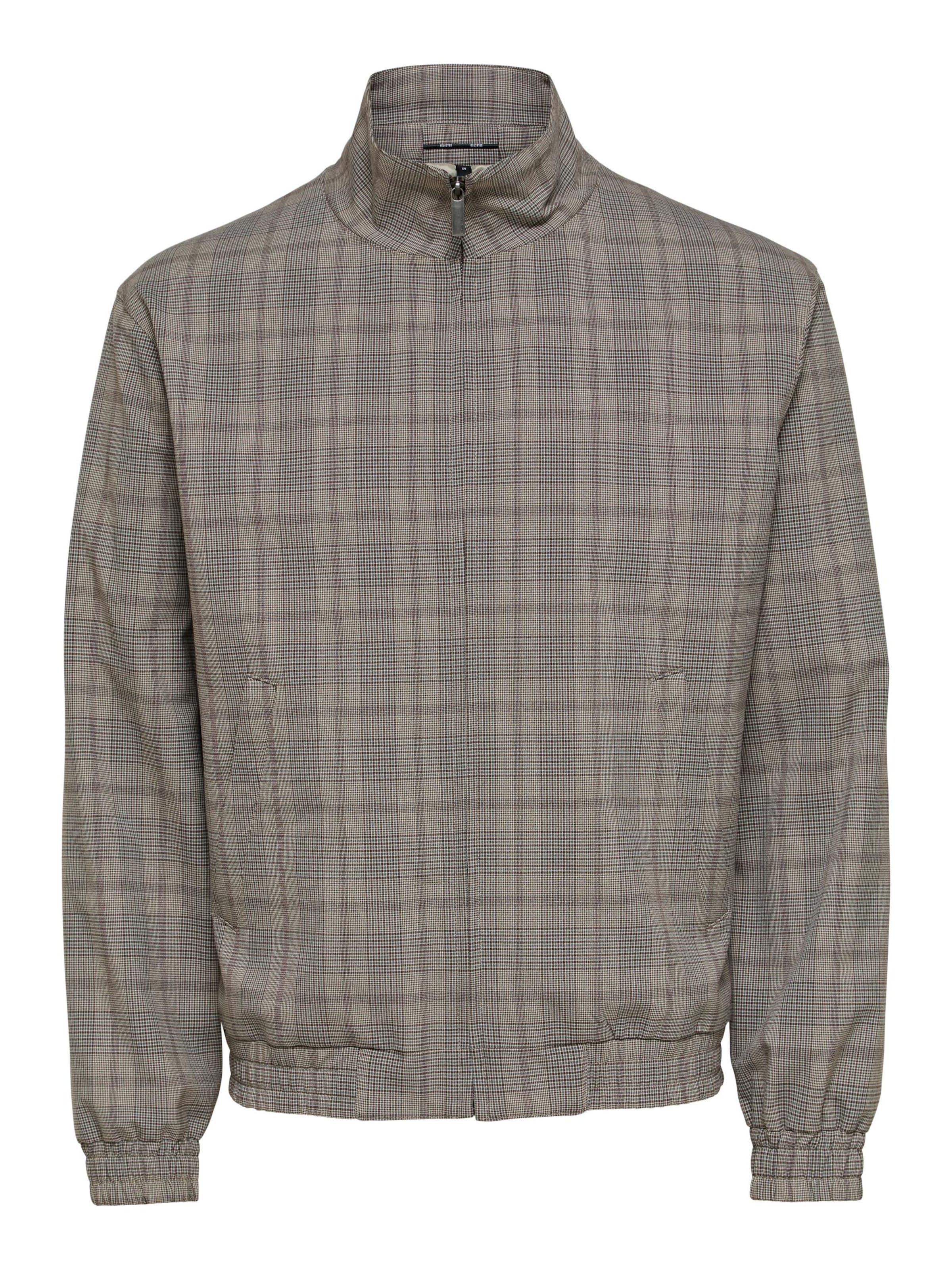 Veste mi-saison 'Lucas' SELECTED en marron : devant