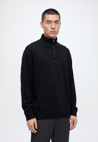 Petrol Industries Sweater in Black: front