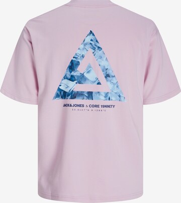 T-Shirt 'Triangle Summer' JACK & JONES en violet