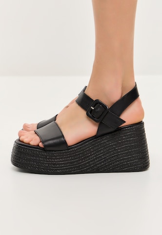CESARE GASPARI Sandals in Black