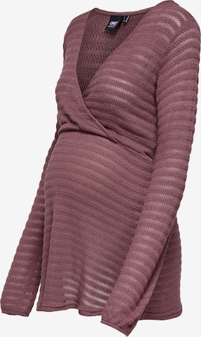 Only Maternity Shirt 'OLMElicia' in Pink: Vorderseite
