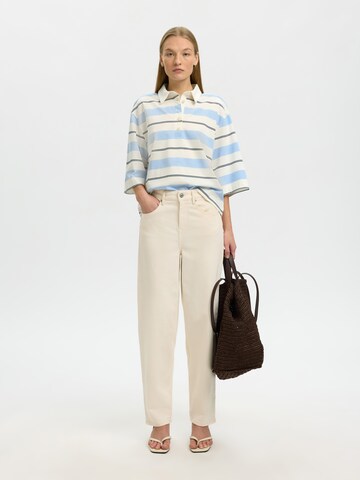 T-shirt SELECTED en beige