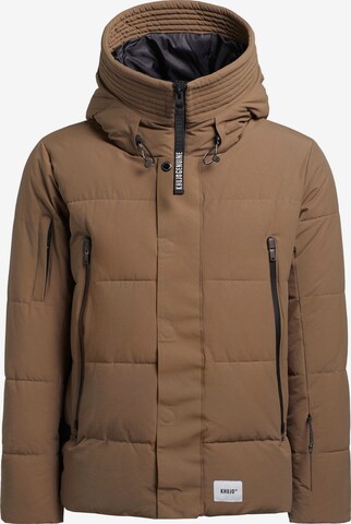 khujo Зимняя куртка 'Tateno3' в Коричневый: спереди
