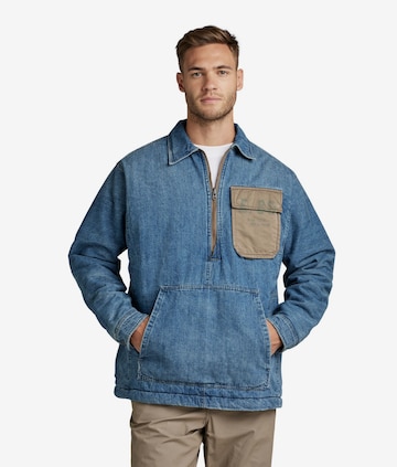 Veste mi-saison G-Star RAW en bleu : devant