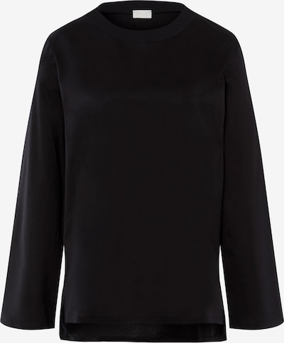 Hanro Longsleeve 'Natural Shirt' in schwarz, Produktansicht
