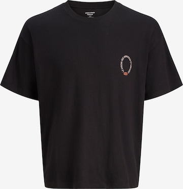JACK & JONES - Camiseta en negro: frente