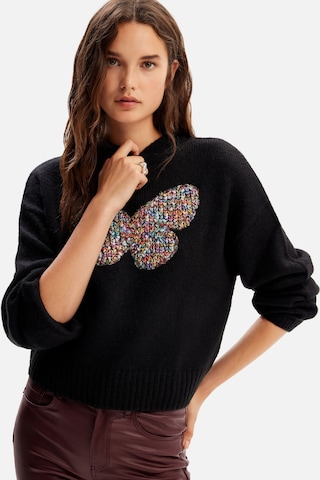 Desigual Pullover in Schwarz