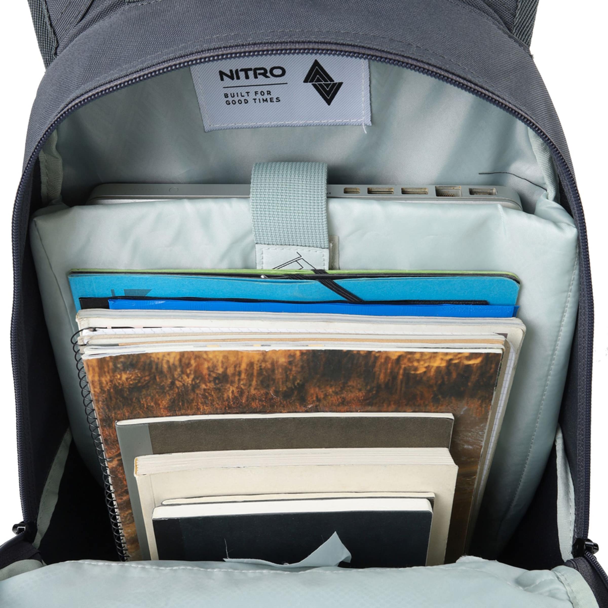 NitroBags Rugzak 'Stash' in Grijs