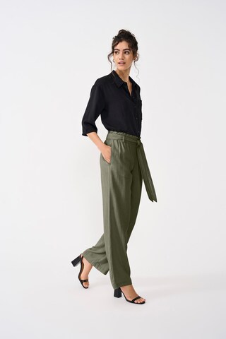 JDY Wide leg Broek 'Say' in Groen