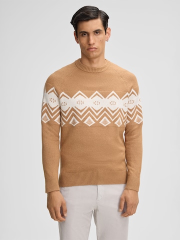 STRELLSON Sweater 'Tito' in Beige: front