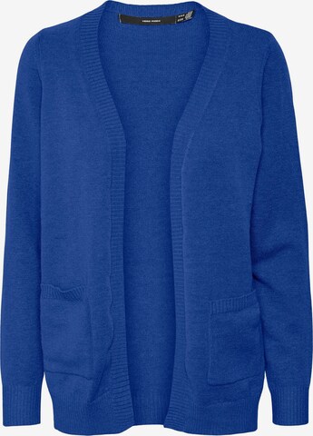 VERO MODA Knit Cardigan in Blue: front