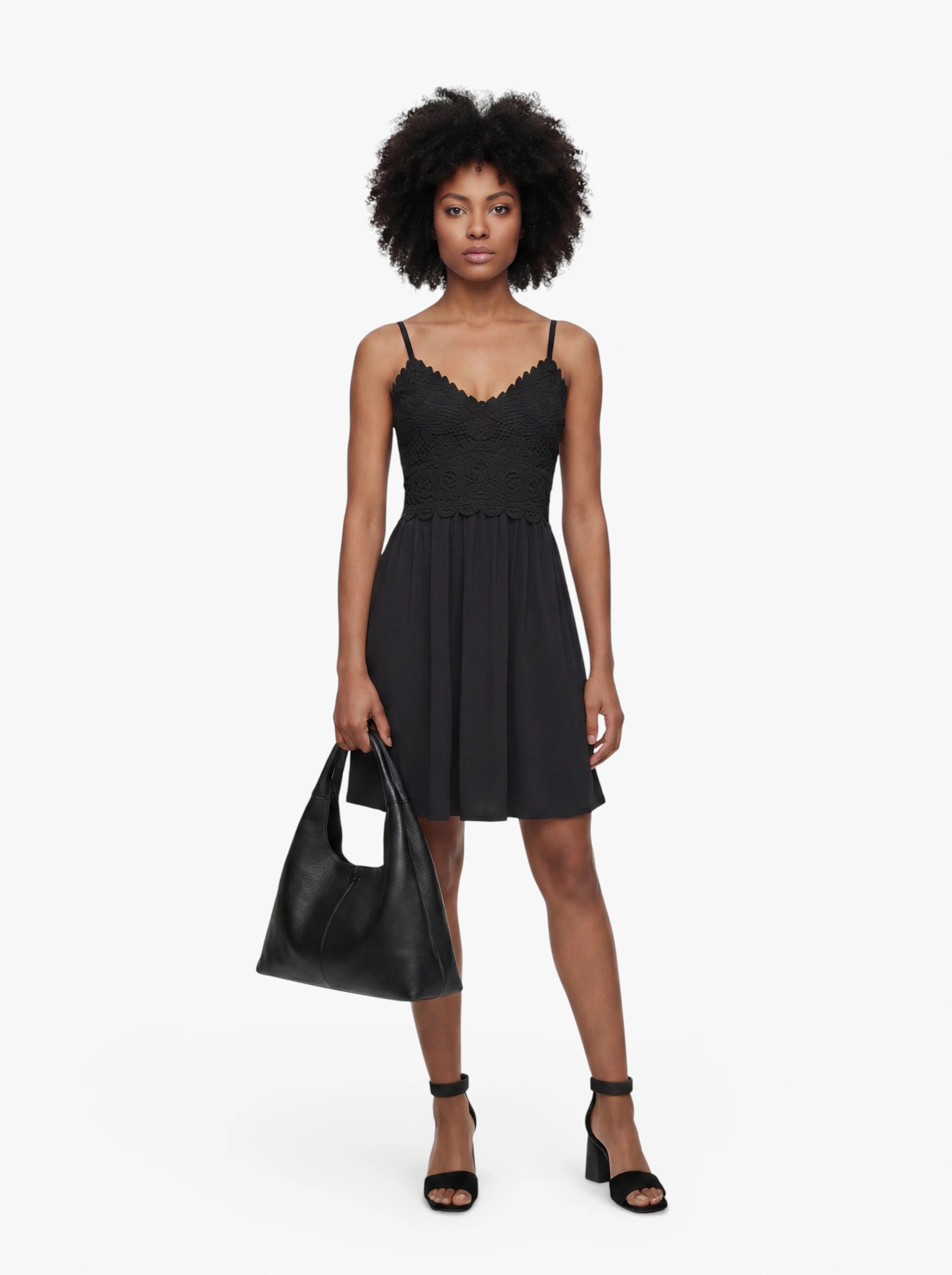 Robe d’été 'ONLHONEY' ONLY en noir