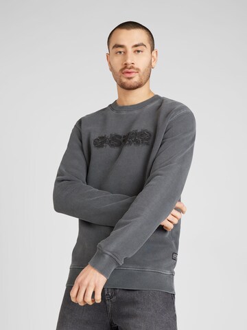 G-Star RAW - Sweatshirt em cinzento: frente