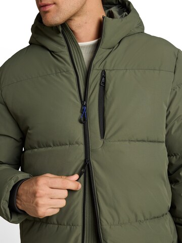 TOM TAILOR DENIM Winterjas in Groen