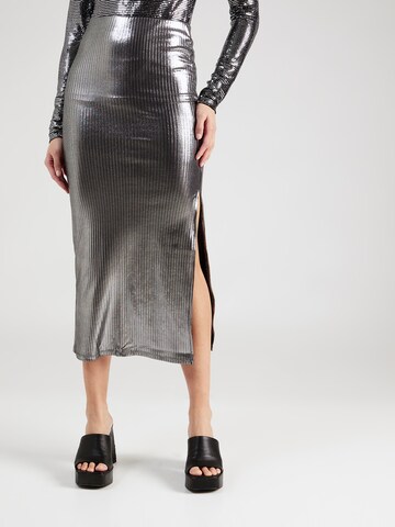 Monki Skirt in Grey: front