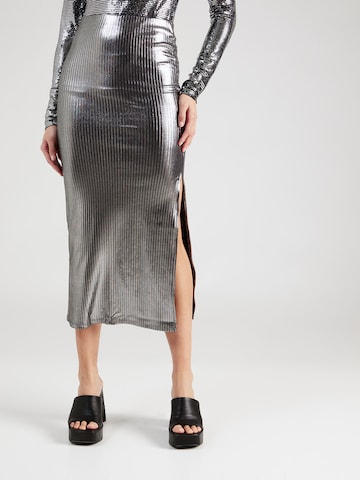 Monki Skirt in Grey: front