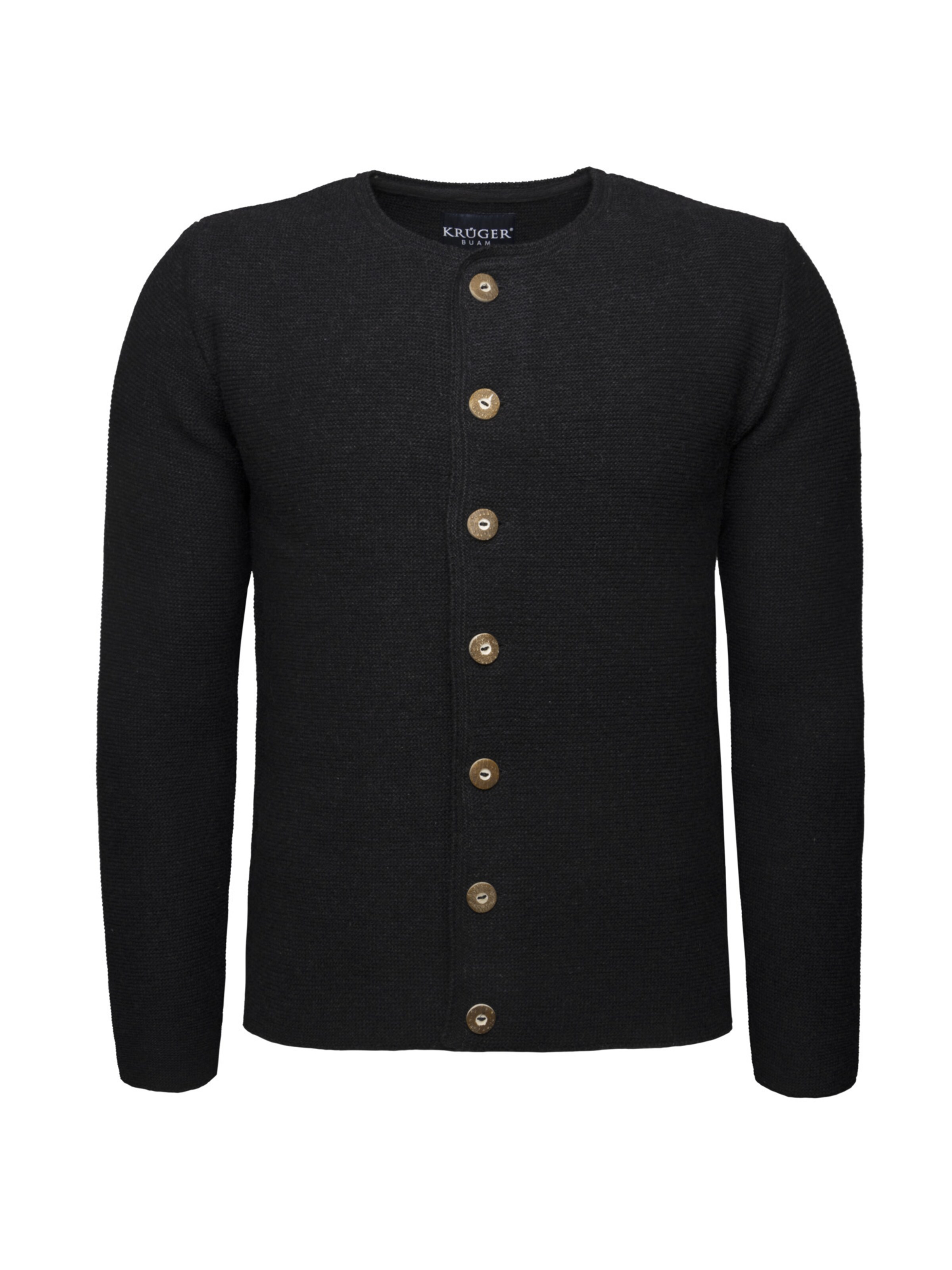 Krüger Buam Jacke in Schwarz: Vorderseite