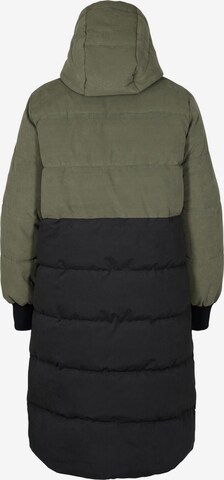 Zizzi Χειμερινό παλτό 'CAPEACHY' σε πράσινο