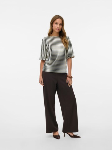 VERO MODA Wide leg Pants 'VMBerlin' in Brown: front