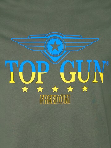 TOP GUN Shirt ' TG22011 ' in Groen