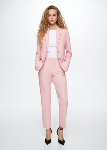 MANGO Loose fit Pleated Pants 'borevi' in Pink