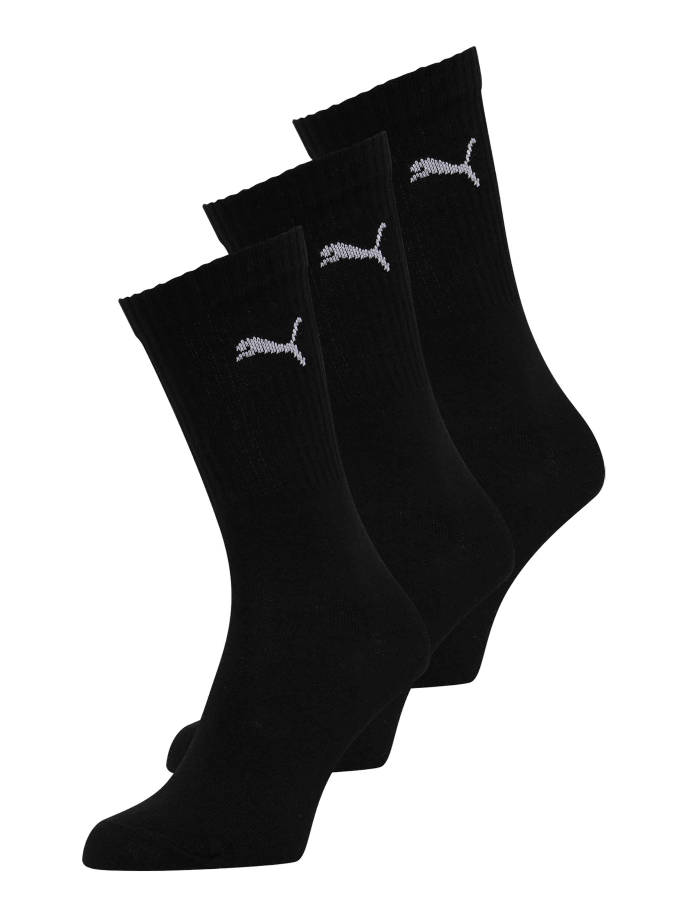 juoda PUMA Sportinės kojinės: priekis