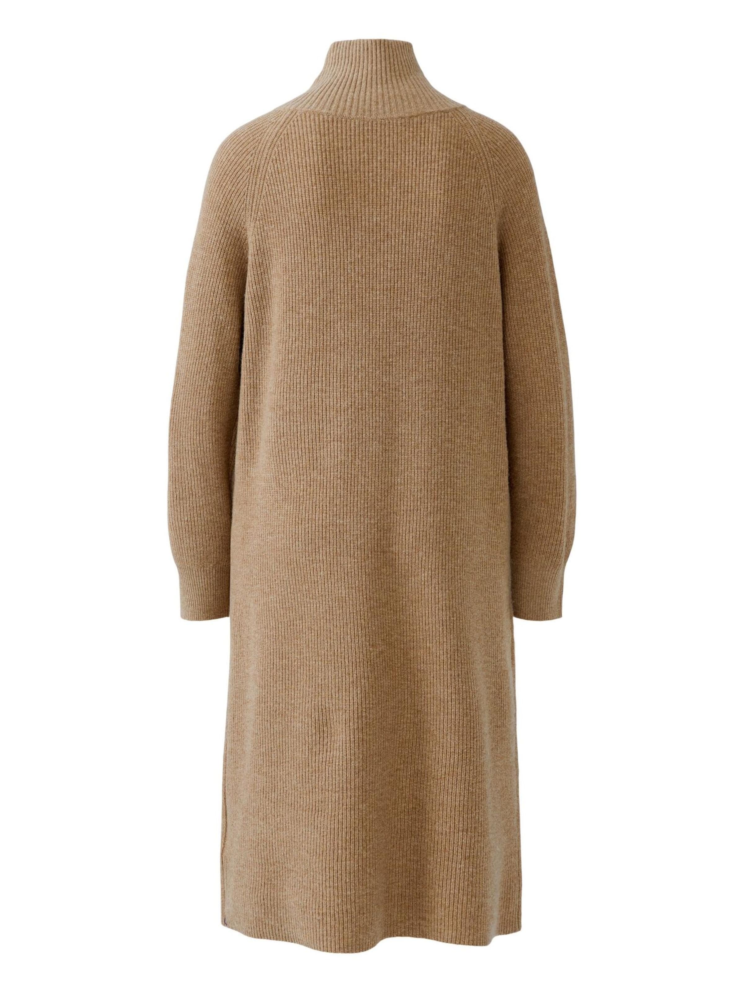 OUI Strickkleid in Braun
