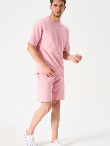 LOUIS LECLER Regular Pants 'Otto' in Pink