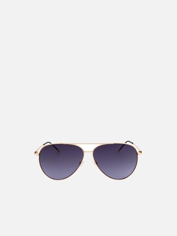HUGO BOSS Zonnebril in Goud