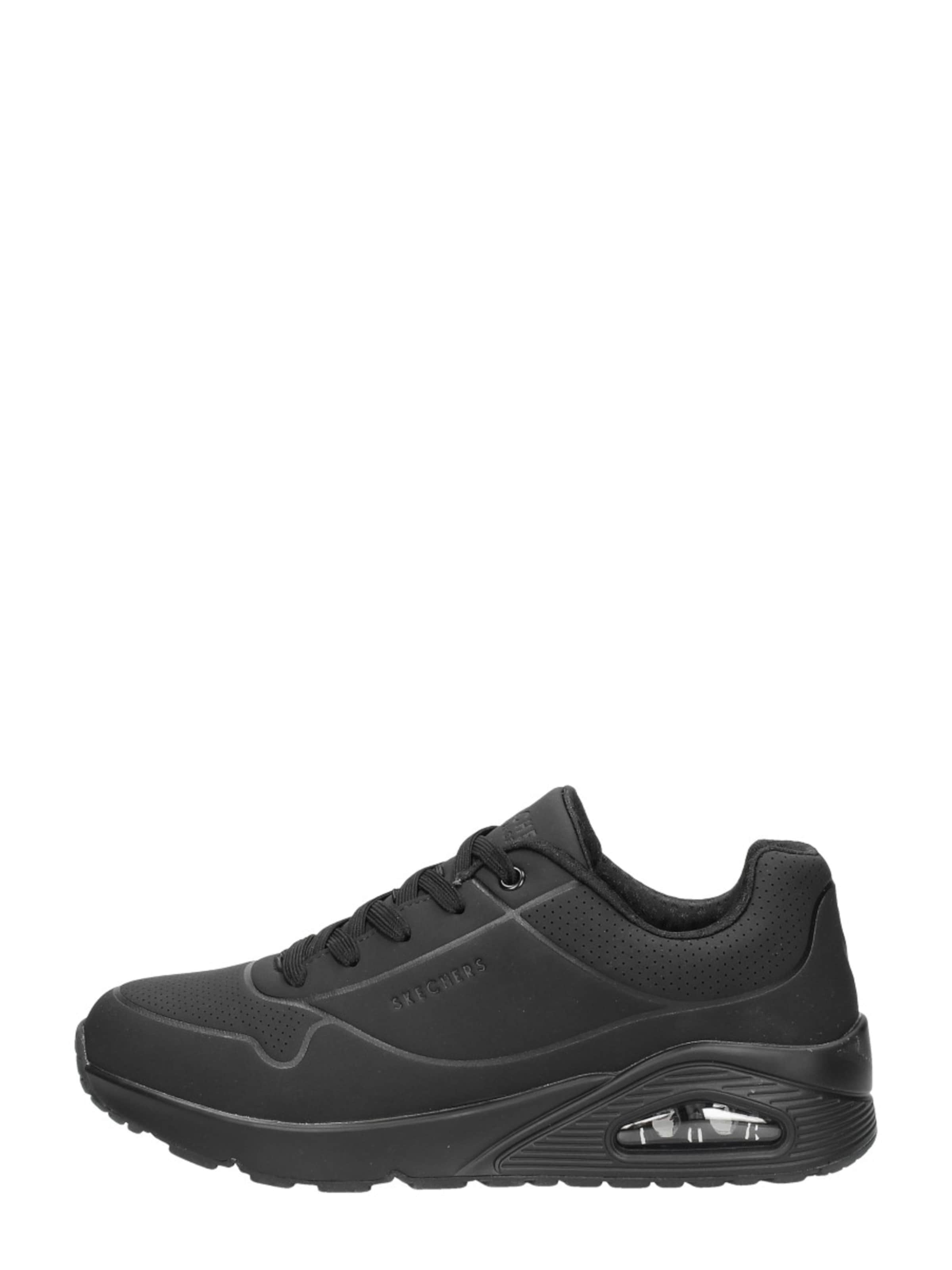 SKECHERS Sneakers 'Uno - Stand On Air' in Zwart: voorkant