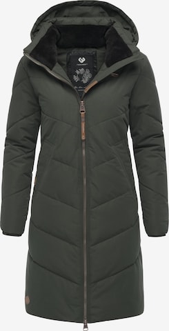 Ragwear Wintermantel 'Rebelka' in Groen: voorkant