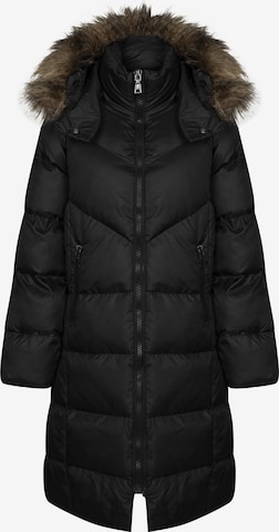 Manteau d’hiver Jimmy Sanders en noir : devant