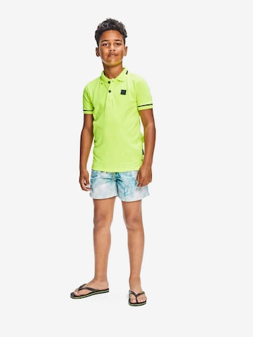 Shorts de bain 'Justo' Retour Jeans en vert : devant