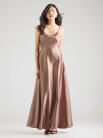 Laona Evening dress in Brown: front