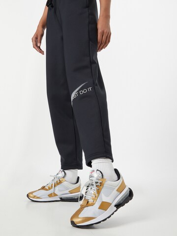 NIKE Regular Sports trousers in Black